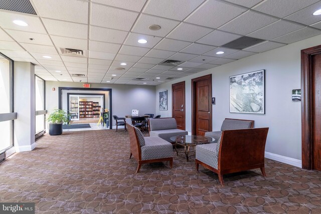 2001 Hamilton St Unit 925, Philadelphia, PA 19130 - lobby featuring a drop ceiling and recessed lighting