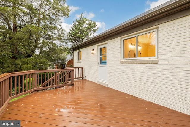 6232 18th Rd N, Arlington, VA 22205 - view of wooden terrace