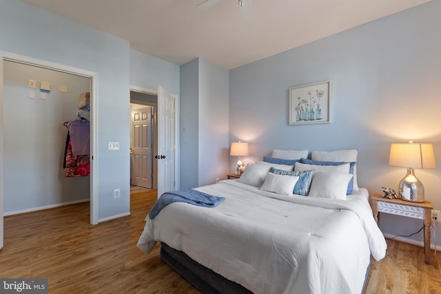 1581 Spring Gate Dr Unit 5309, Mclean, VA 22102 - bedroom featuring wood finished floors and baseboards
