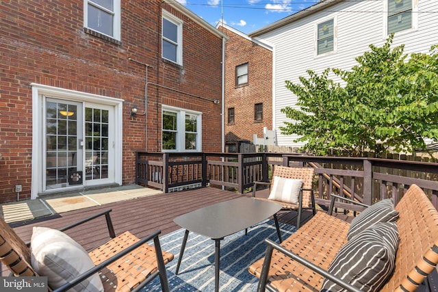 1928 Shepherd St NE, Washington, DC 20018 - view of wooden deck