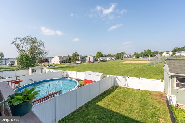219 Flint Hill Rd, Alburtis, PA 18011 - view of swimming pool with a fenced backyard, a residential view, and a gate