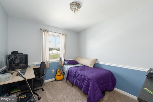 219 Flint Hill Rd, Alburtis, PA 18011 - bedroom with carpet floors and an office area