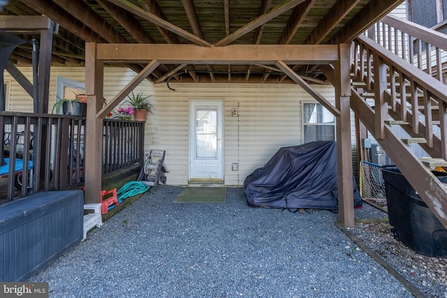 219 Flint Hill Rd, Alburtis, PA 18011 - view of patio / terrace featuring stairway