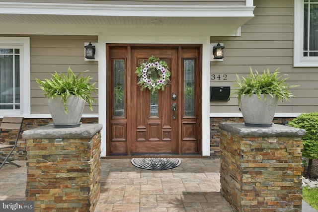 342 Glenn Ave, Lawrenceville, NJ 08648 - property entrance featuring covered porch