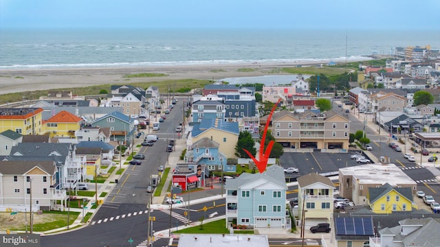 209 N New York Ave Unit 2, North Wildwood, NJ 08260 - aerial view of residential area featuring expansive coastline