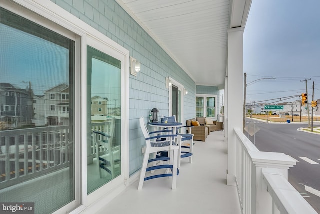 209 N New York Ave Unit 2, North Wildwood, NJ 08260 - balcony featuring an outdoor hangout area