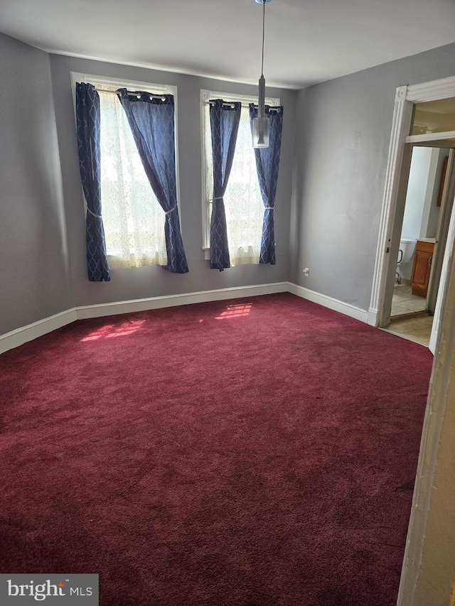 732 NW Morton St NW, Washington, DC 20010 - spare room featuring carpet flooring and baseboards