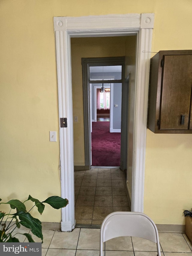 732 NW Morton St NW, Washington, DC 20010 - hallway with tile patterned floors