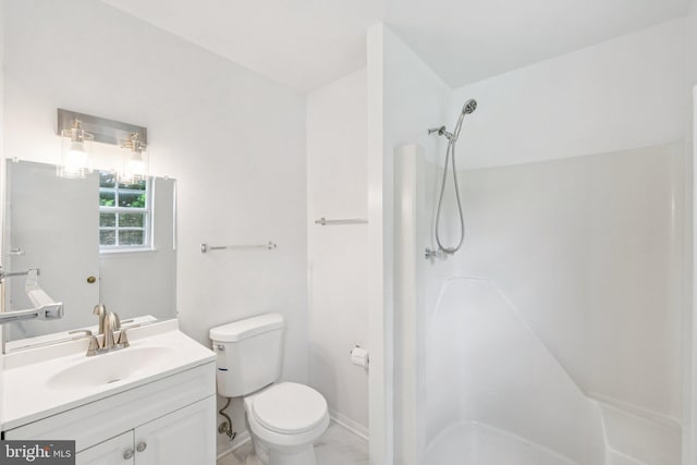6 Flower Hill Ct, Gaithersburg, MD 20879 - bathroom featuring a shower and vanity