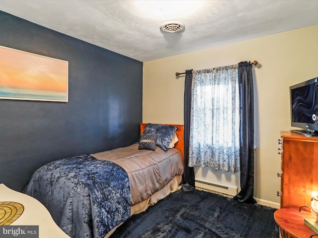 15606 Winslow St SW, Cresaptown, MD 21502 - carpeted bedroom with a baseboard radiator