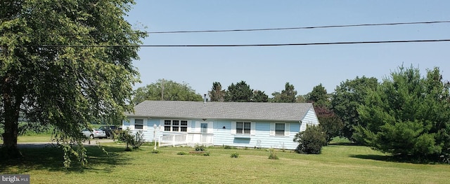 6855 Eldorado Rd, Federalsburg, MD 21632 - single story home featuring a front lawn