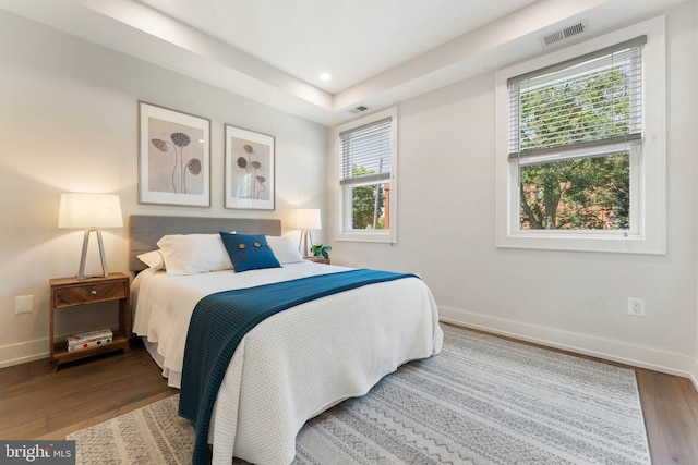 417 4th St SE Unit 2, Washington, DC 20003 - bedroom featuring wood finished floors and recessed lighting