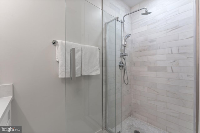 417 4th St SE Unit 2, Washington, DC 20003 - bathroom featuring a shower stall and vanity