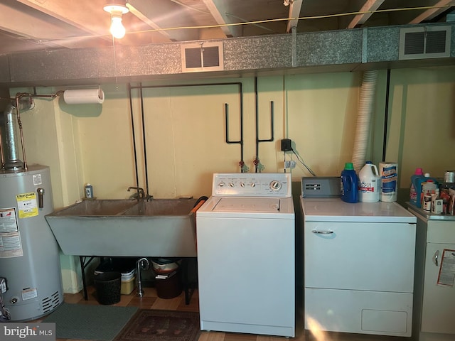 3532 Primrose Rd, Philadelphia, PA 19114 - washroom featuring water heater and washing machine and dryer