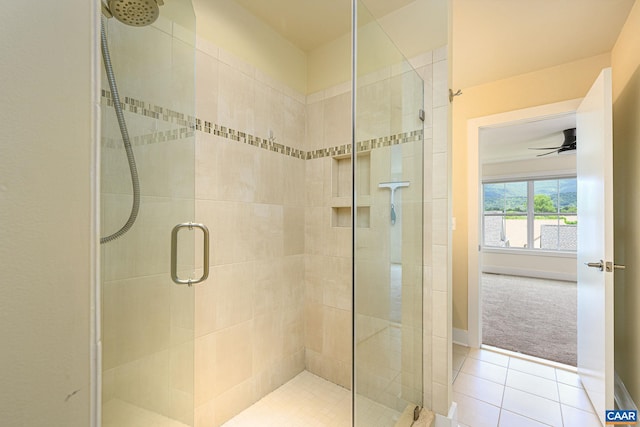 407 Fennel Rd, Crozet, VA 22932 - full bath with a shower stall and tile patterned floors