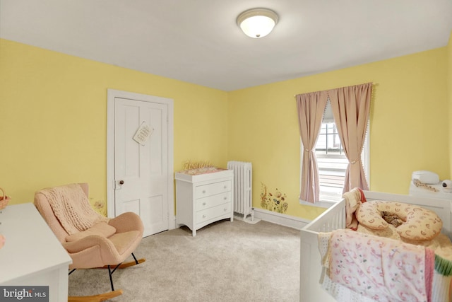 123 N 2nd St, Newport, PA 17074 - bedroom featuring radiator heating unit and carpet flooring