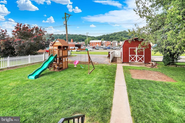 123 N 2nd St, Newport, PA 17074 - view of play area with a storage unit