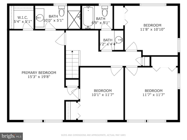 7617 Seven Mile Ln, Baltimore, MD 21208 - view of floor plan / room layout