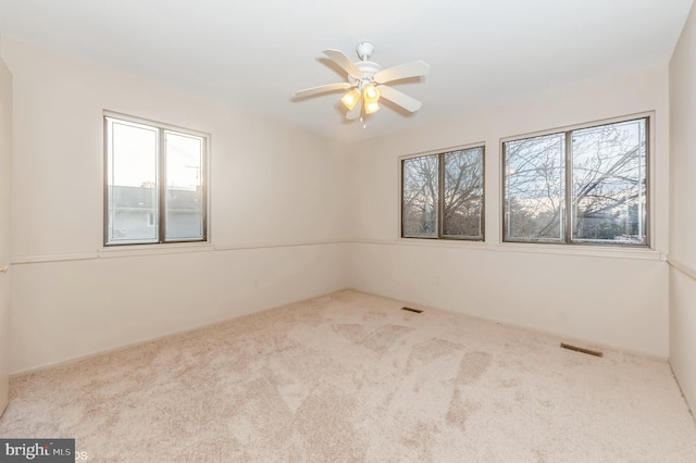 7617 Seven Mile Ln, Baltimore, MD 21208 - unfurnished room with carpet floors and a ceiling fan