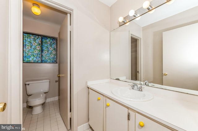 7617 Seven Mile Ln, Baltimore, MD 21208 - bathroom featuring vanity and tile patterned floors