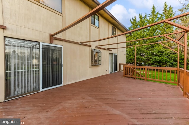7617 Seven Mile Ln, Baltimore, MD 21208 - view of deck