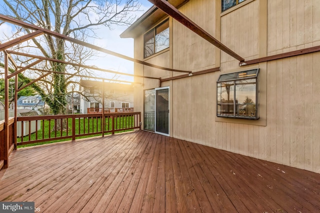 7617 Seven Mile Ln, Baltimore, MD 21208 - view of wooden terrace