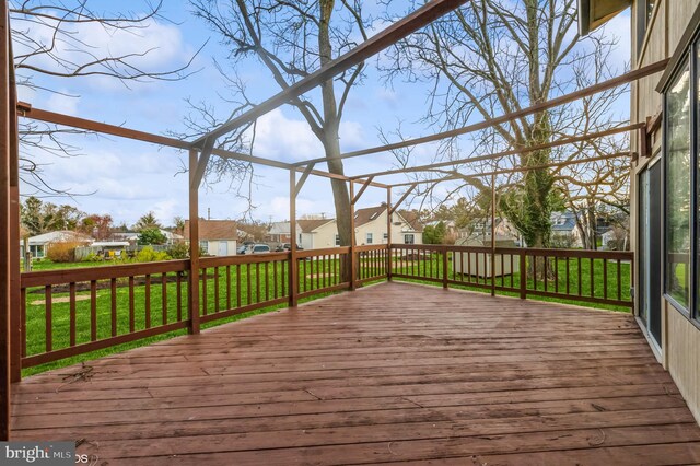 7617 Seven Mile Ln, Baltimore, MD 21208 - deck featuring a residential view