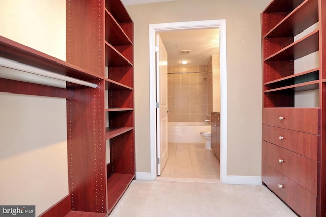 155 Potomac Psge Unit 527, Oxon Hill, MD 20745 - spacious closet featuring tile patterned flooring and carpet floors