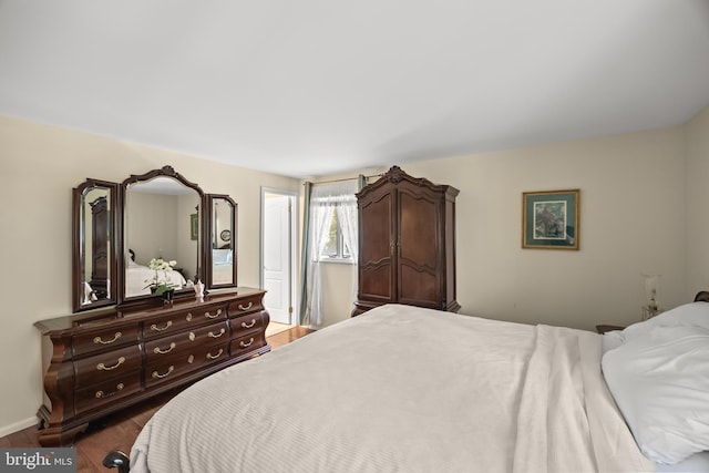177 Antietam Rd, Delran, NJ 08075 - bedroom with dark wood-style flooring and baseboards