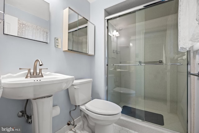 177 Antietam Rd, Delran, NJ 08075 - full bath with a shower stall and tile patterned flooring