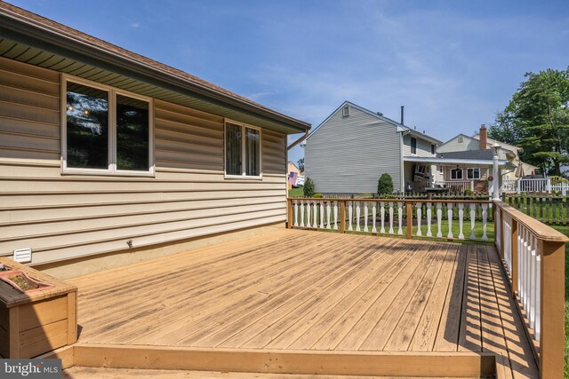 177 Antietam Rd, Delran, NJ 08075 - view of wooden terrace