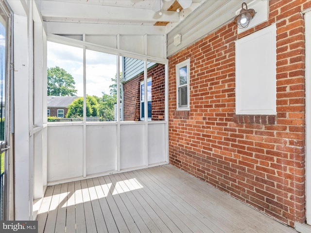 507 Kerwin Ct, Silver Spring, MD 20901 - unfurnished sunroom featuring beam ceiling