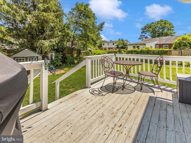 507 Kerwin Ct, Silver Spring, MD 20901 - view of wooden deck