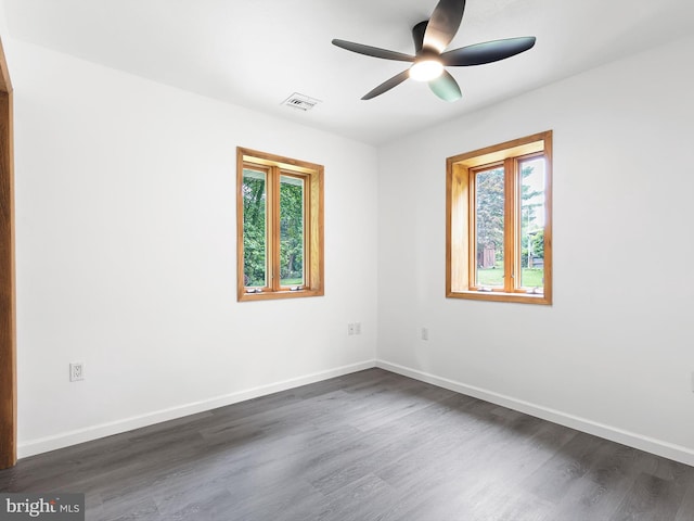 261 W Chestnut Hill Rd, Newark, DE 19713 - spare room featuring healthy amount of natural light and dark wood-style flooring