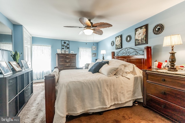 1512 S 2nd St, Philadelphia, PA 19147 - bedroom featuring carpet floors and ceiling fan