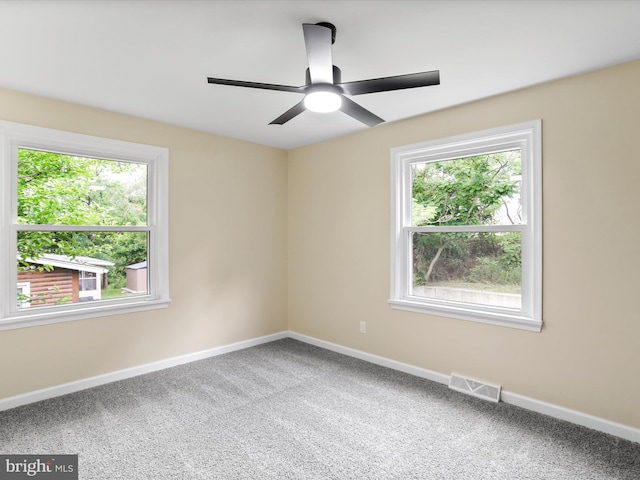 320 Valley View Ave, Keyser, WV 26726 - carpeted empty room featuring a ceiling fan and healthy amount of natural light