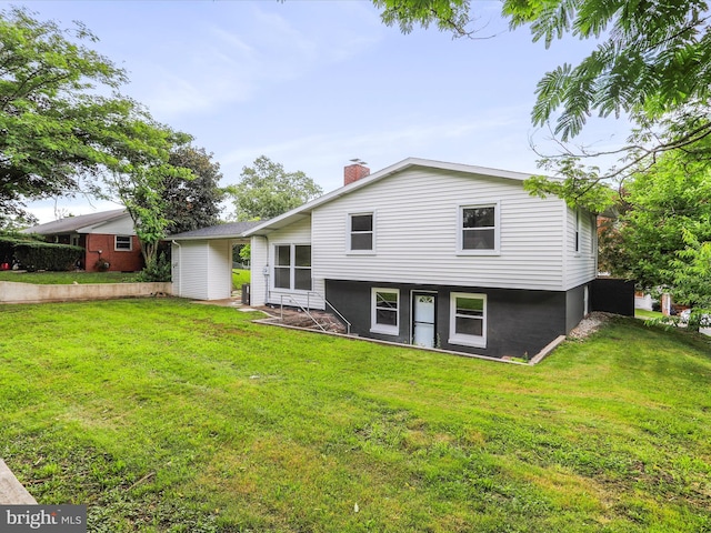 320 Valley View Ave, Keyser, WV 26726 - view of front of house with a chimney and a front yard