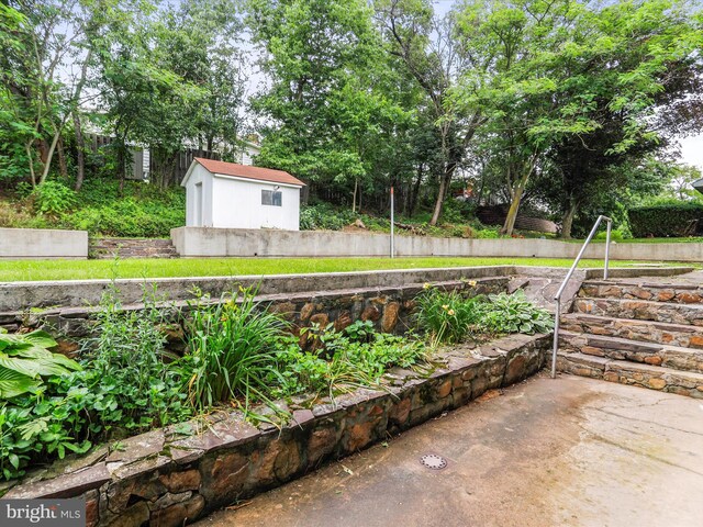 320 Valley View Ave, Keyser, WV 26726 - view of patio featuring a storage unit