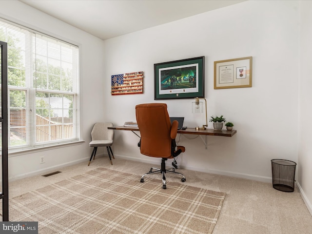 15164 Santander Dr, Gainesville, VA 20155 - carpeted home office with baseboards