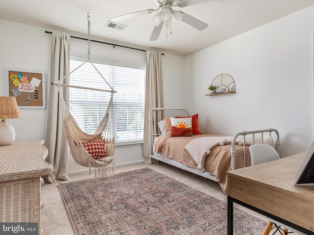 15164 Santander Dr, Gainesville, VA 20155 - carpeted bedroom with ceiling fan