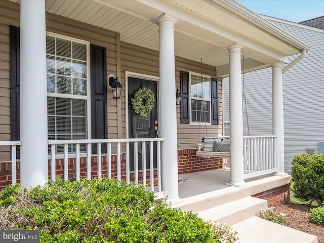 15164 Santander Dr, Gainesville, VA 20155 - doorway to property with a porch