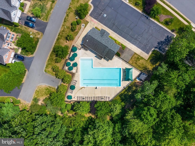 15164 Santander Dr, Gainesville, VA 20155 - aerial overview of property's location with a pool