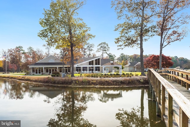 4 Bunkers Ct, Grasonville, MD 21638 - dock area with a water view