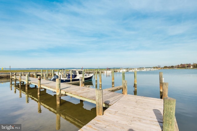 4 Bunkers Ct, Grasonville, MD 21638 - dock featuring a water view