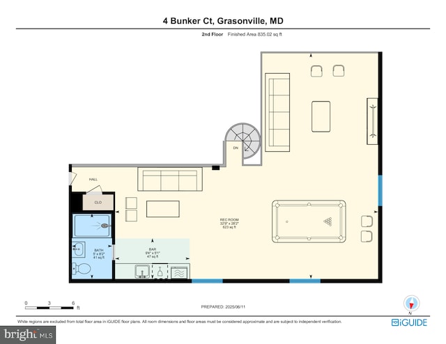 4 Bunkers Ct, Grasonville, MD 21638 - view of floor plan / room layout