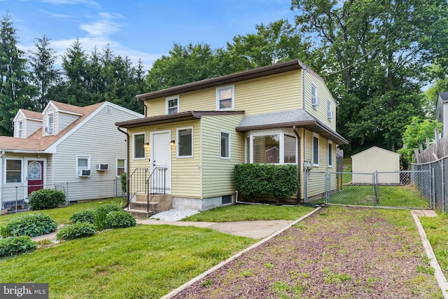 1557 Fairview Ave, Langhorne, PA 19047 - view of front of home featuring a gate and a storage shed