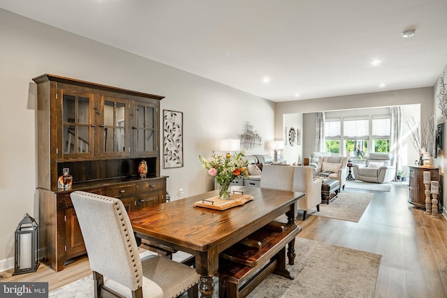 621 Thomas Penn Dr, West Grove, PA 19390 - dining space with light wood-style floors and recessed lighting