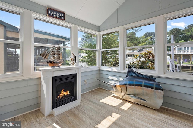 352 Ocean, Ocean Pines, MD 21811 - sunroom / solarium with lofted ceiling and wood finished floors