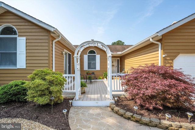 352 Ocean, Ocean Pines, MD 21811 - doorway to property with covered porch