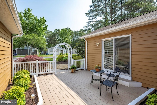 352 Ocean, Ocean Pines, MD 21811 - view of wooden deck